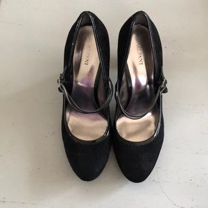 Alfani Patent Leather and Suede Pumps